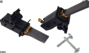 Set perii cărbune motor mașină de spălat Gorenje, Brandt, Heinner, Luxor